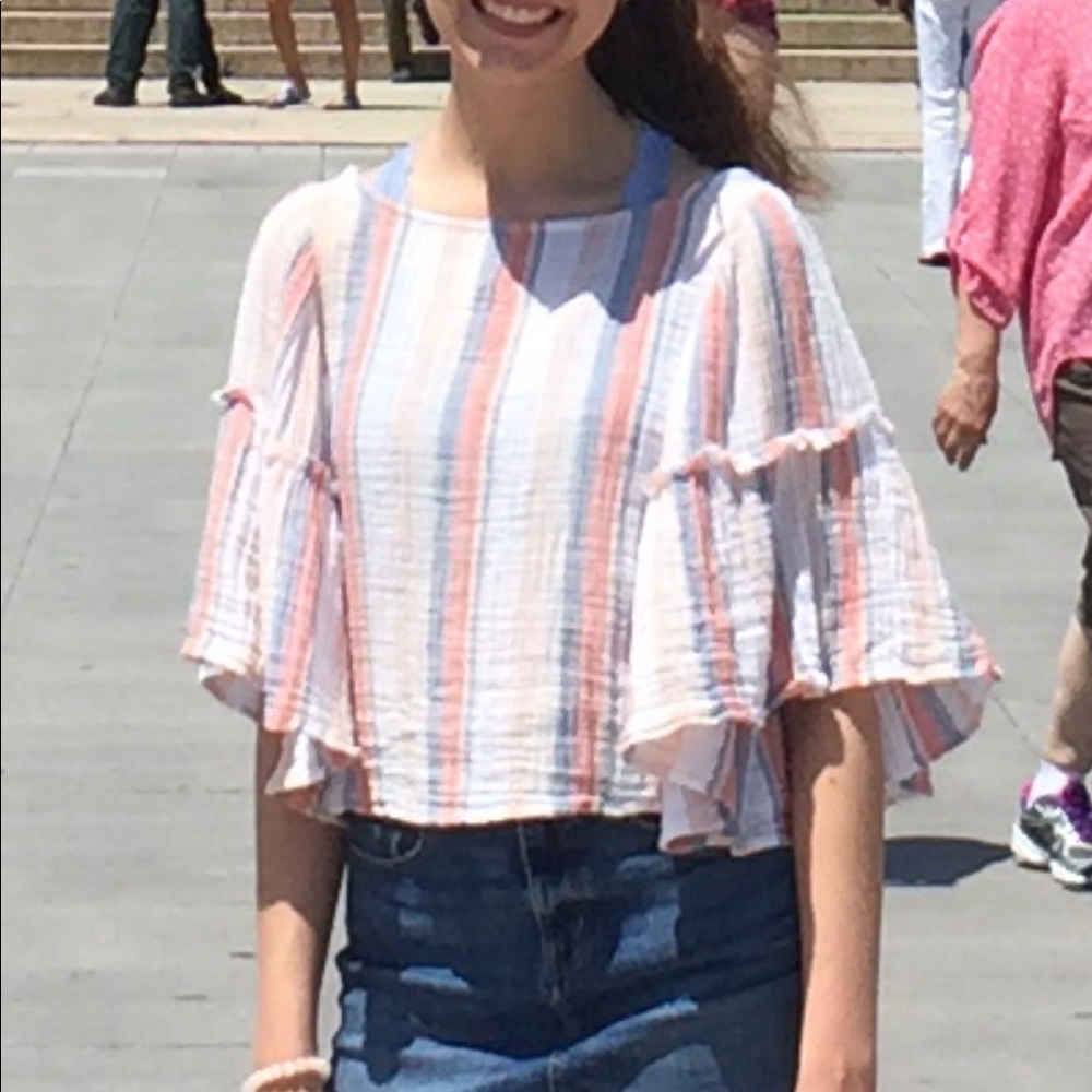 American Eagle Bell Sleeve Top